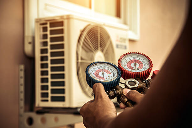 Professional Hvac technician working in Galena, OH
